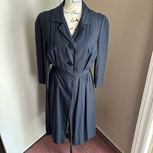 Rare 1950's or 60's Michael Novarese coat dress